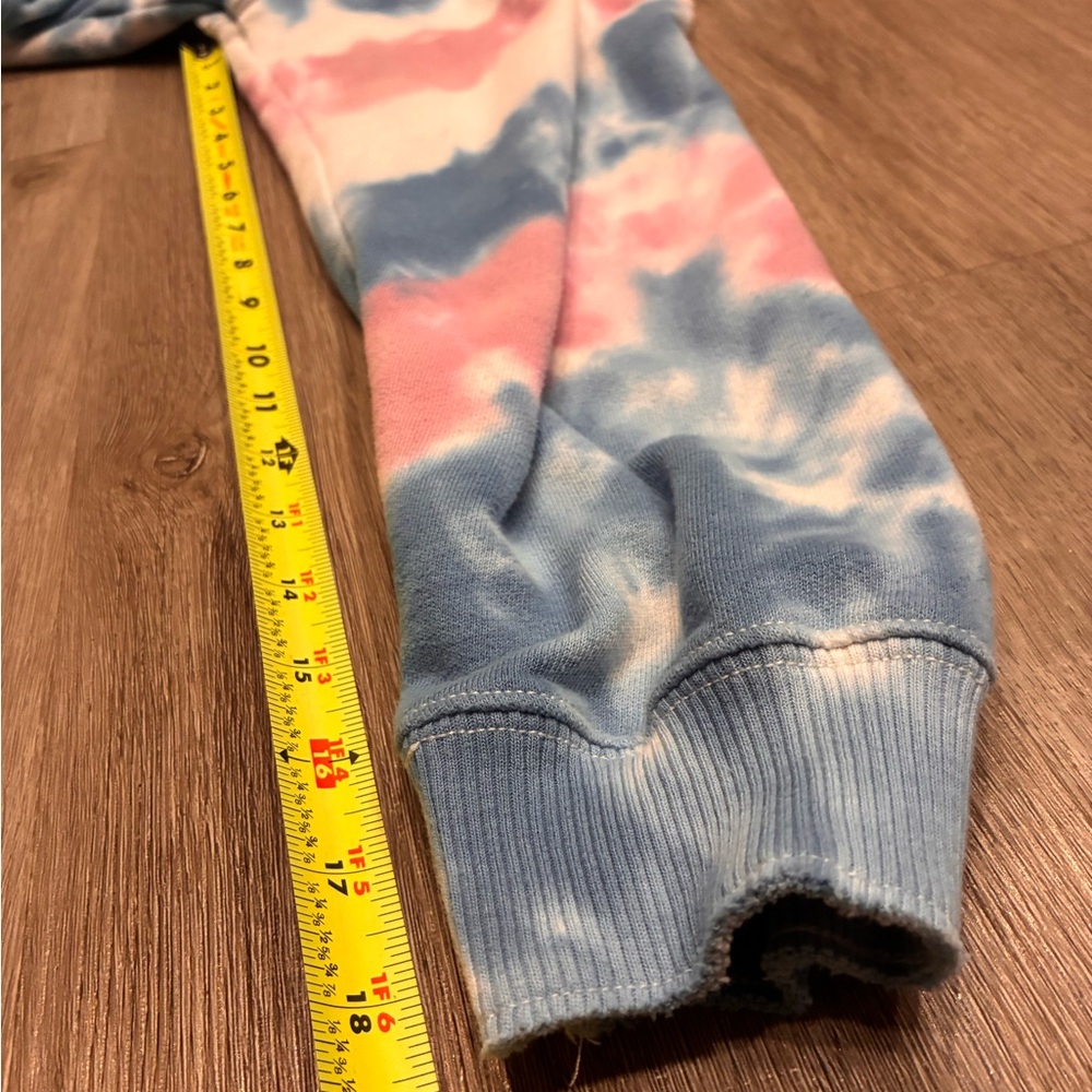 Hollister Blue and Pink Tie-Dye Hoodie - Picture 7 of 12